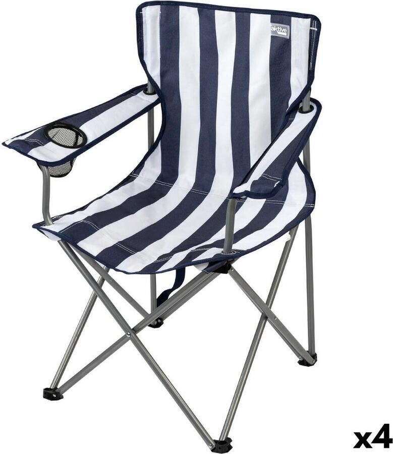 Aktive Vouwbare Stoel Zeeman 45 x 82 x 47 cm (4 Stuks)