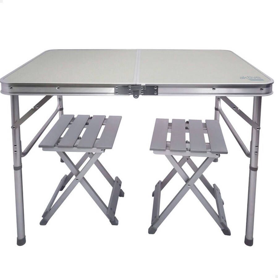 Aktive Tafel Met Twee Stoelen Opvouwbaar Voor De Camping