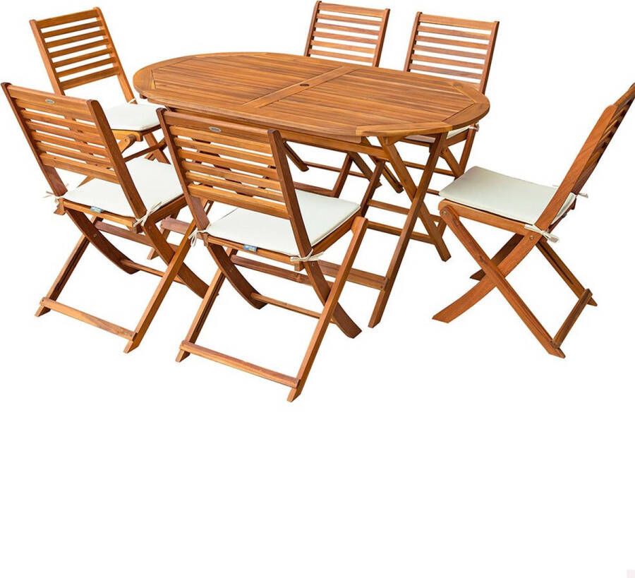 Aktive Tafel met zes stoelen