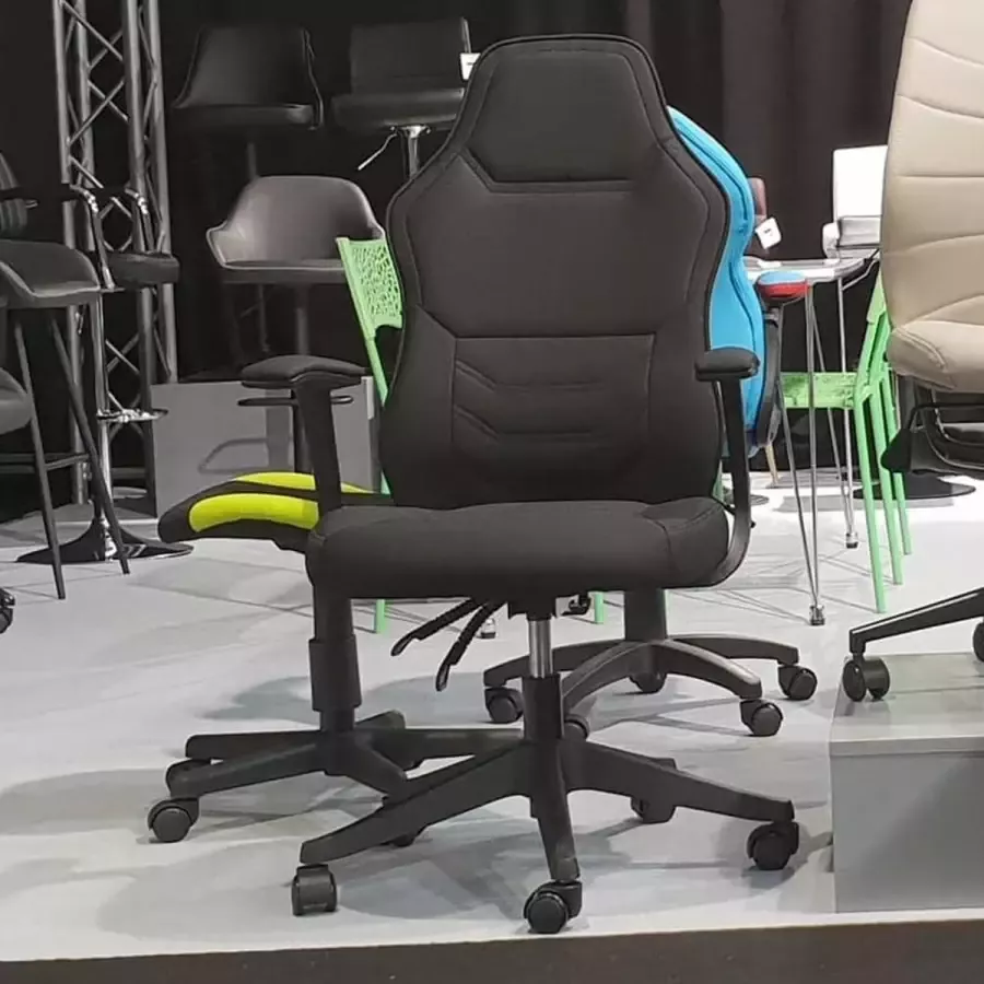 Al Kids EMOB Bureaustoel Chloë zwart Bureaustoelen zonder armleuning Zwart Multiplex; Schuim; Polyester; Metaal Bureaustoelen zonder armleuning Op voorraad