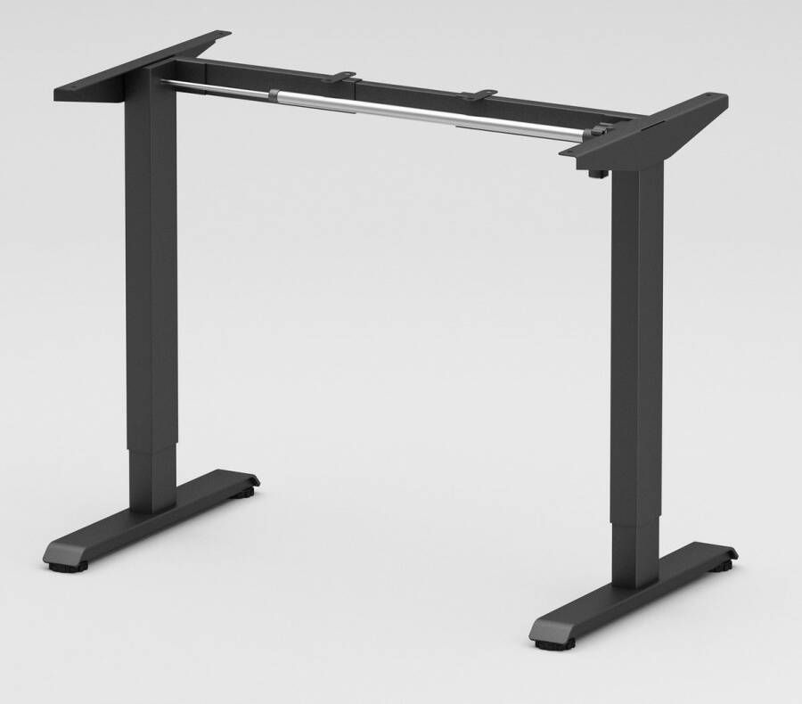 Albatros International Albatros Hoogteverstelbaar Bureauframe N3 kleur ZILVER Elektrisch in Hoogte Verstelbaar Bureauframe met Sterke Motor Optimaal als sta of tafelframe Bureau poten Bureau frame Bureautafel Burotafel Secretaire bureau