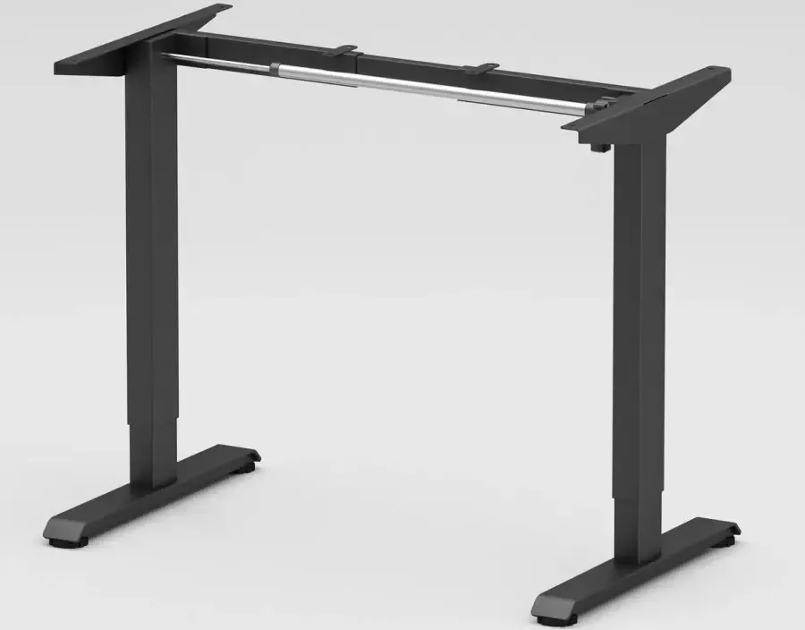 Albatros International Albatros Hoogteverstelbaar Bureauframe N3 kleur ZILVER Elektrisch in Hoogte Verstelbaar Bureauframe met Sterke Motor Optimaal als sta of tafelframe Bureau poten Bureau frame Bureautafel Burotafel Secretaire bureau - Foto 2