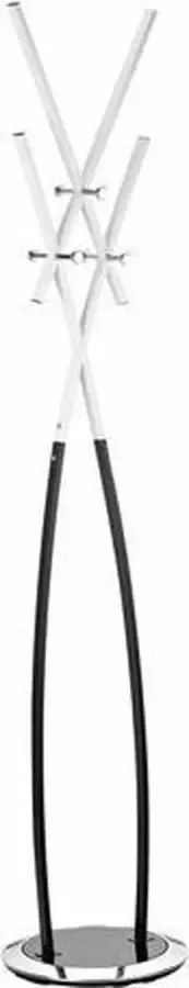 Alco Kapstok zwart wit met 6 haken