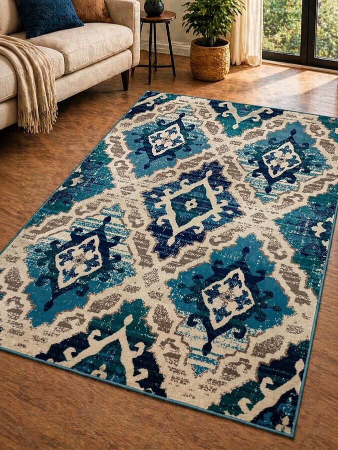 Aledin Carpets Mary Vloerkleed 160x230 cm Laagpolig Tapijten woonkamer Modern - Foto 2