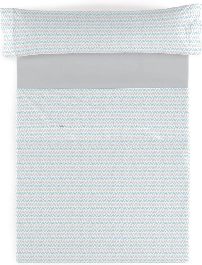 Alexandra House Living Set beddengoed Cloe Blauw Bed van 135 140 3 Onderdelen