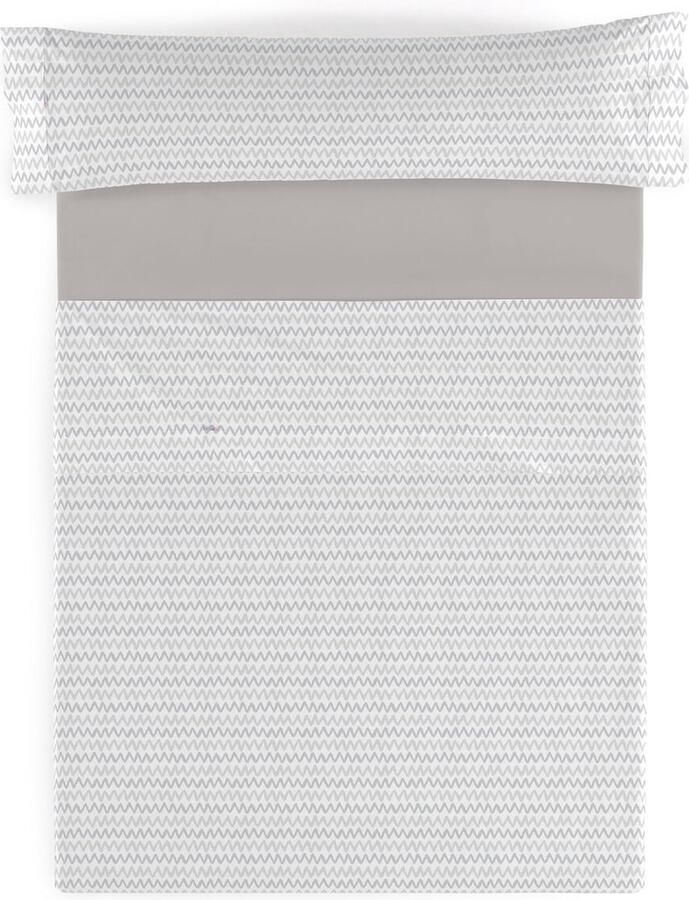 Alexandra House Living Set beddengoed Cloe Grijs Bed van 135 140 3 Onderdelen