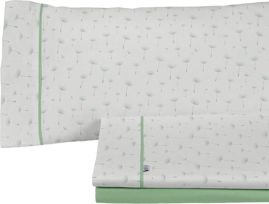 Alexandra House Living Set beddengoed Estelia Groen Bed van 135 140 3 Onderdelen