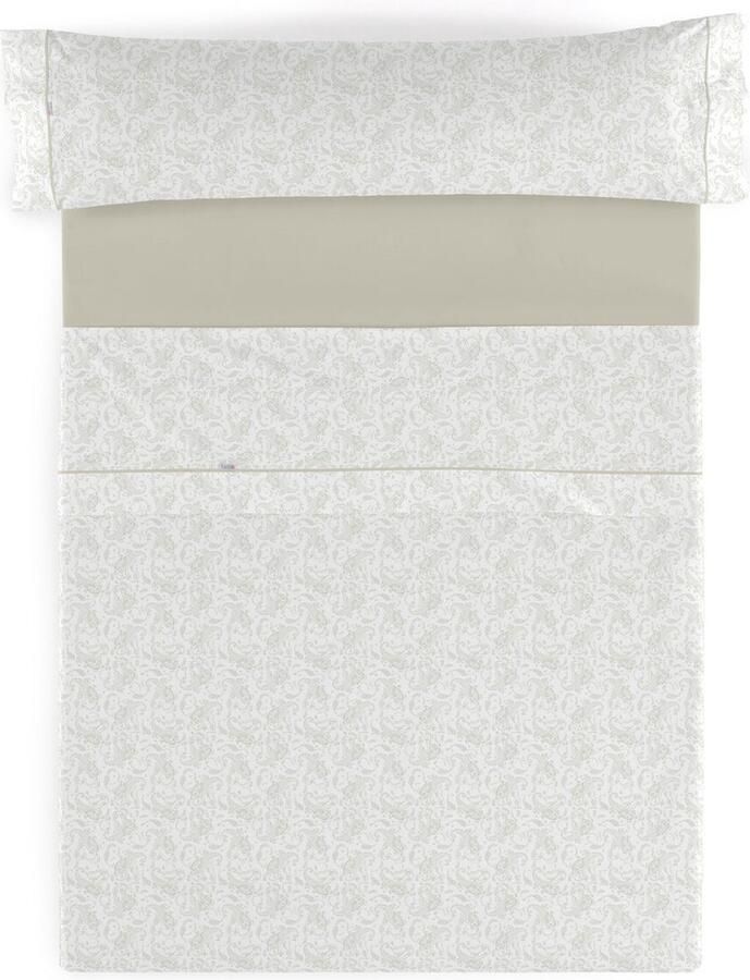 Alexandra House Living Set beddengoed Lara Beige Bed van 160 4 Onderdelen