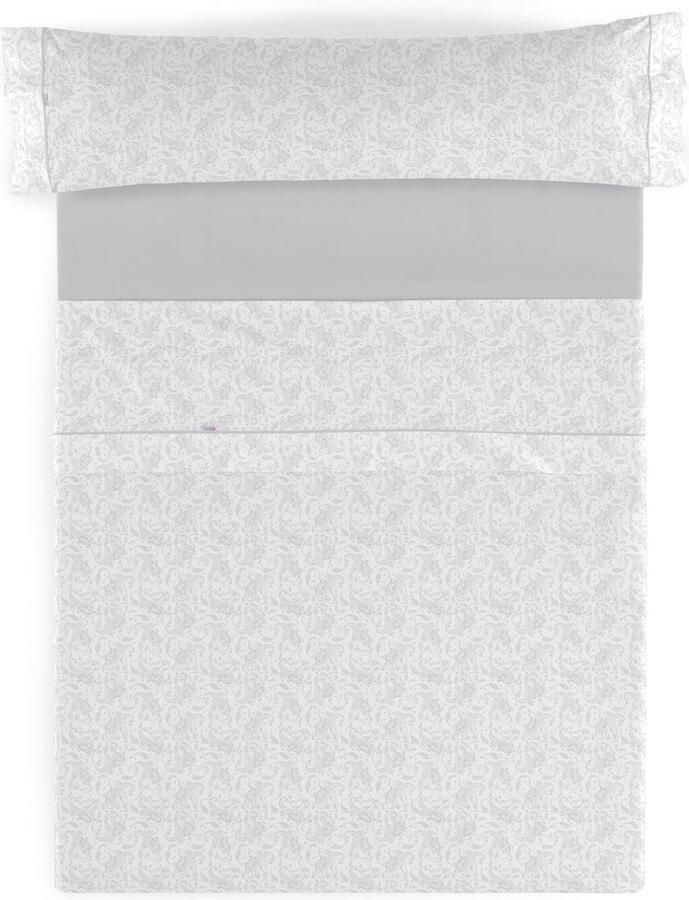 Alexandra House Living Set beddengoed Lara Parelgrijs Bed van 180 4 Onderdelen