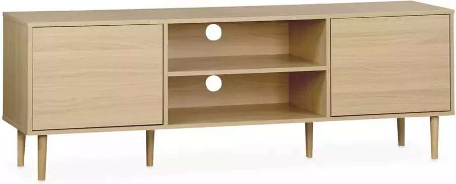 Alice's Garden TV-meubel Mika houtlook 2 deurtjes |160x40x56cm