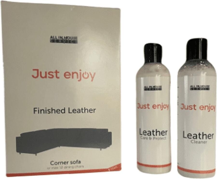 All in house service All-in House Service-Finished Leather-Corner Sofa-Meubelonderhoud-Vlekkenverwijderaar