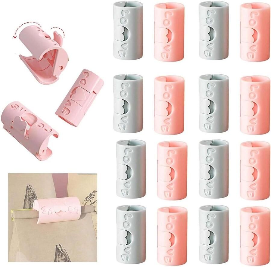 Allecto Plus Set van 16 bedlakenclips voordeelclips om beddengoed op zijn plaats te houden Dekbedklemmen en hoeslakenklemmen Geschikt voor vaste bedden en losse notitieboeken