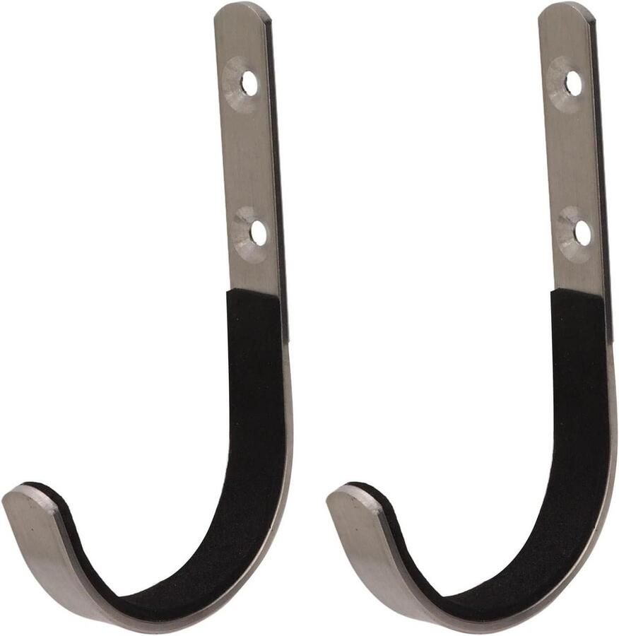 Allecto Plus Wandhouder opbergrek J-haak voor geweer boogjacht met zachte padding