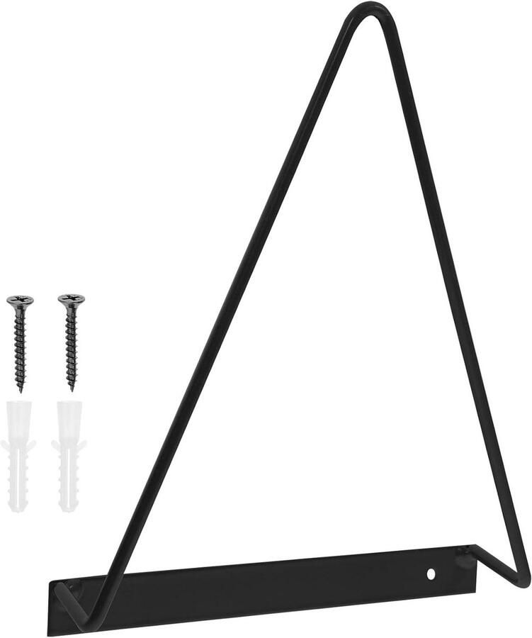 Allecto Plus Wandplanken voor Vinyl Records en Fotoalbums Opbergrek voor Platen Tijdschriften Display Stand Wandmontage Vinyl Opslagrek