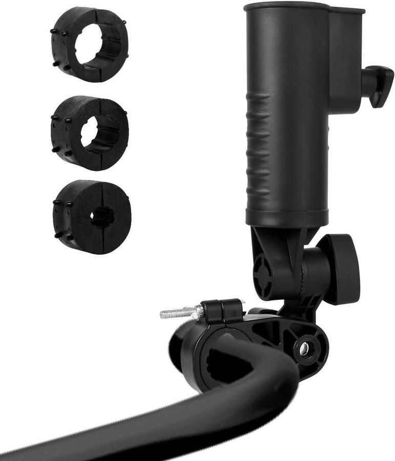 Allecto premium Parapluhouder Golfkar Heavy Duty Verstelbare Hoek Accessoires Strandstoel Wandelwagen