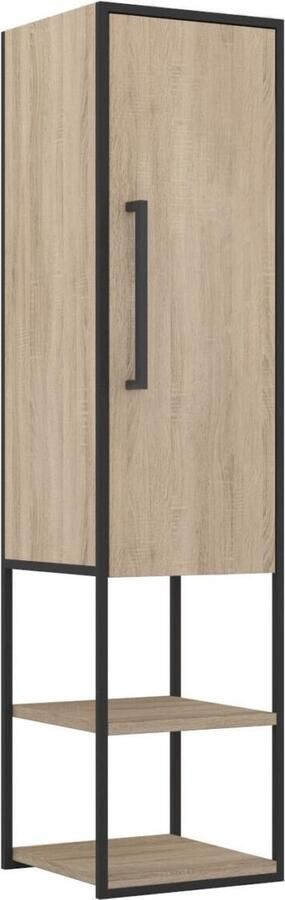 Allibert Cobalto kolomkast 35 cm eiken zwart