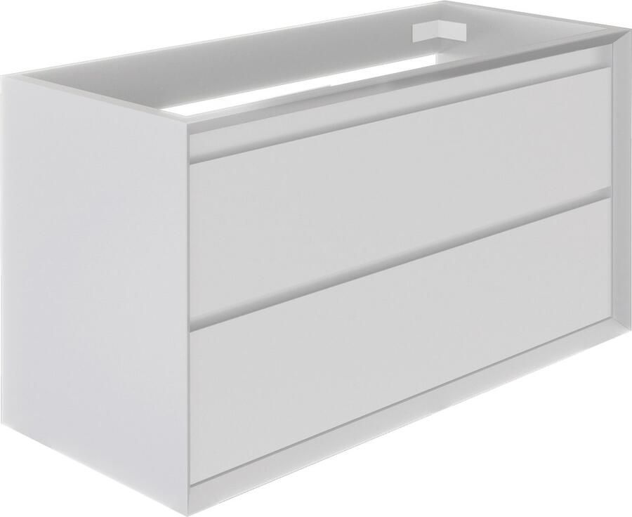 Allibert Delta Wastafelonderbouw 100cm Mat Wit