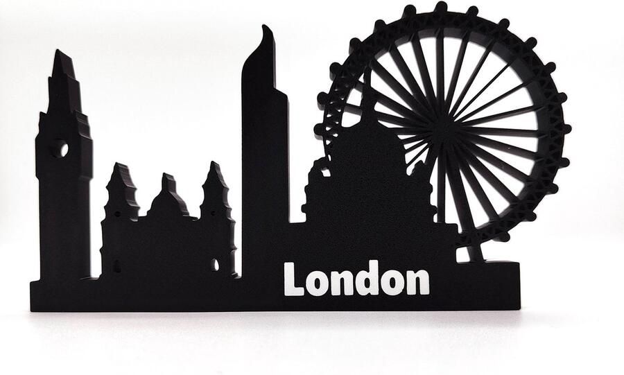 Allygami Skyline van Londen Een perfect vervaardigd Brits decoratiestuk om uw huis kantoor plank of bureau te verfraaien met tijdloze elegantie