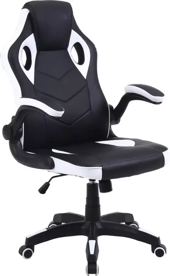 Alora Gaming stoel Energy Wit Bureaustoel Ergonomisch Racestoel Gaming chair Gamestoel gamen in hoogte verstelbaar Office Chair