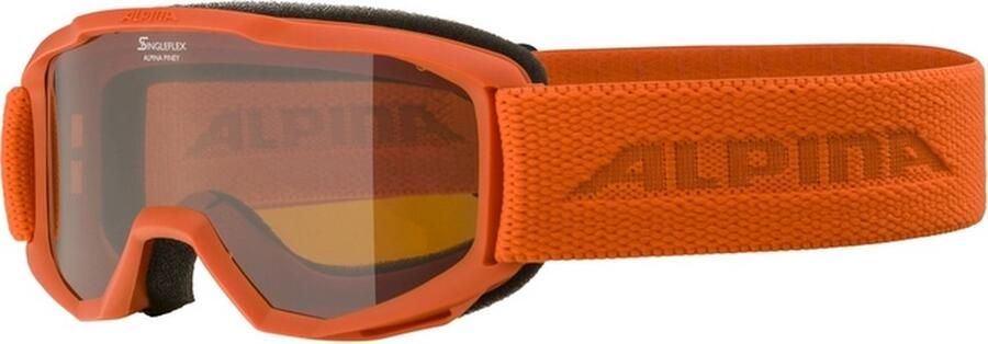 Alpina Skibril Kids Piney Pumpkin Matt Orange