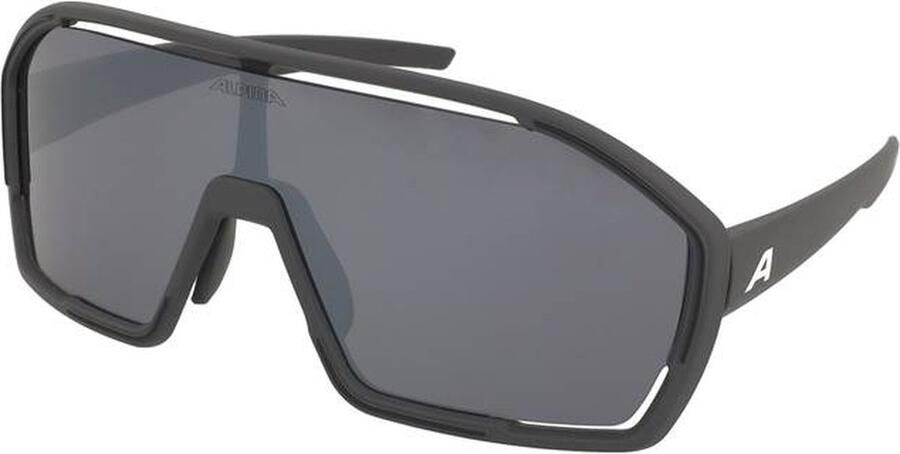 Alpina Zonnebrillen Bonfire Midnight Grey Matt Black Mirror