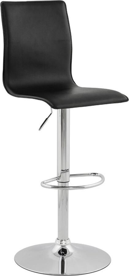 Alterego Design Alterego ALTO Design barkruk Zwart 45x45x120 cm