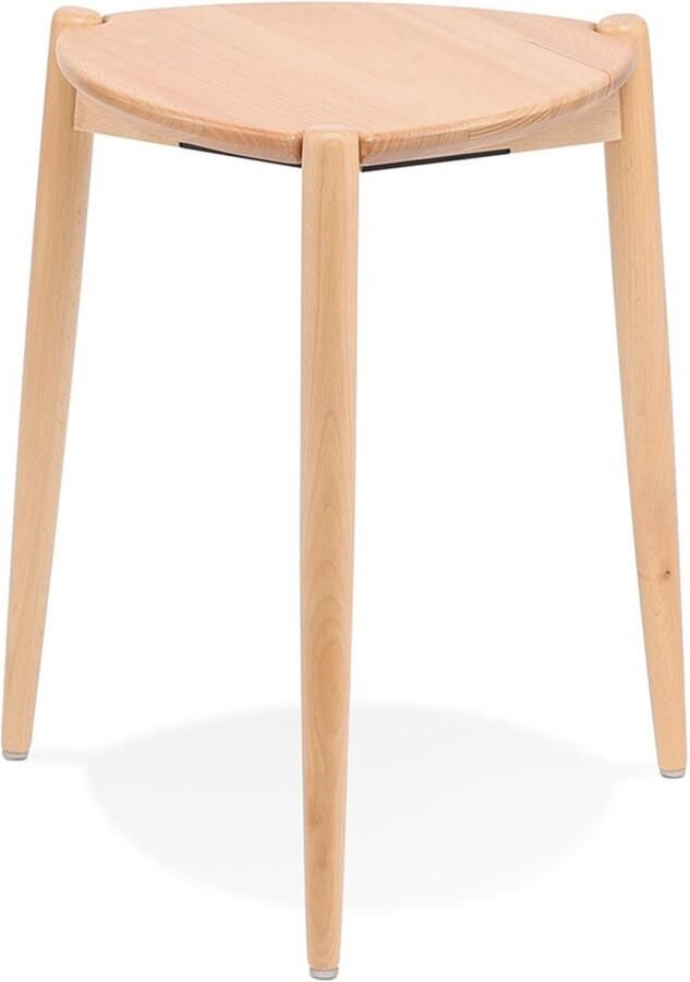 Alterego Design Alterego PINTADO Stapelbare lage kruk Beige 36 5x39x44 5 cm - Foto 2