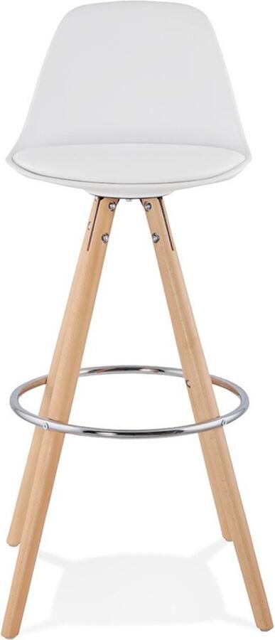 Alterego Tatami Witte Barkruk 42x42x95cm