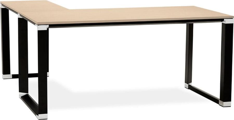 Alterego XLINE Design hoekbureau Beige 170x160x74 cm