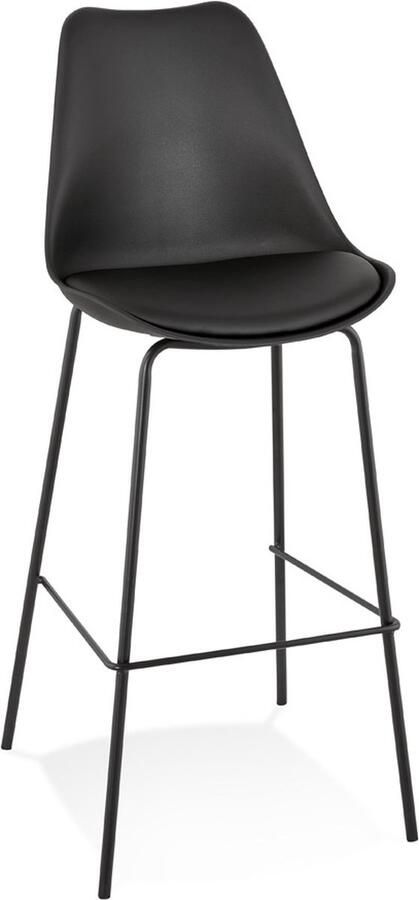 Alterego Design Alterego LEMON Design barkruk Zwart 49x45x115 cm