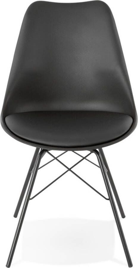 Alterego Byblos Design Stoel Zwart Industrieel Design 55x45x83 cm