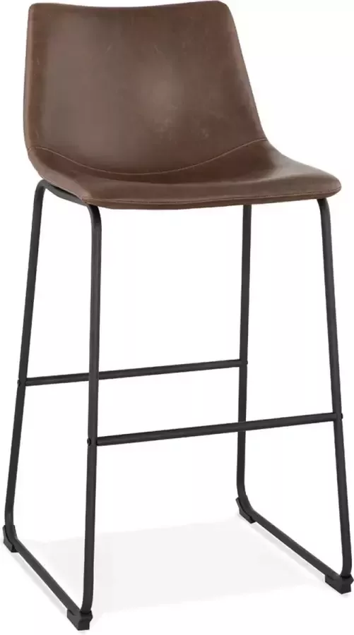 Alterego Design Alterego Barkruk 'CHERIF' bruin vintage