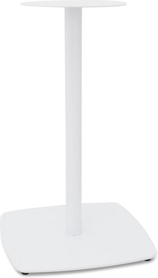 Alterego Design Alterego Tafelpoot 'DUNI 75' in wit metaal 45x45x73 cm