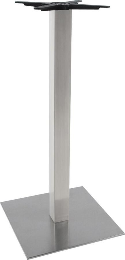 Alterego Design Alterego Tafelvoet 'KARO' 110 uit geborsteld staal