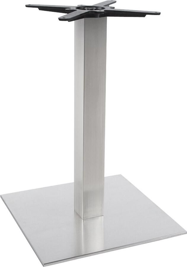 Alterego Design Alterego Tafelvoet 'KARO' 75 uit geborsteld staal