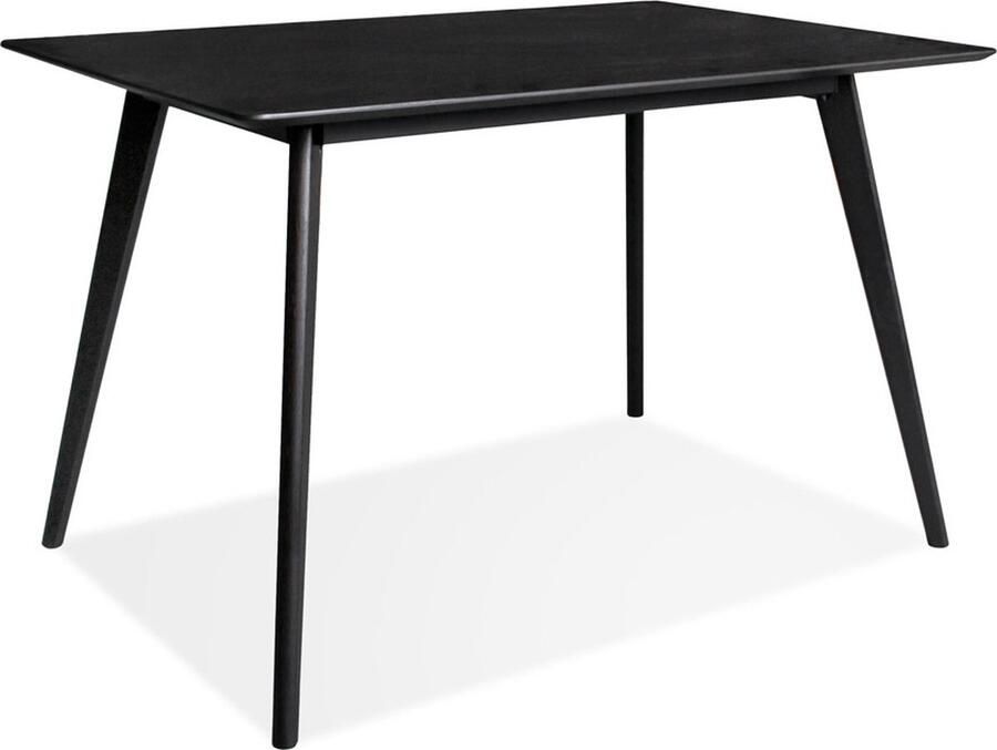 Alterego Design Alterego MARIUS Kleine design tafel bureau Zwart 120x80x76 cm