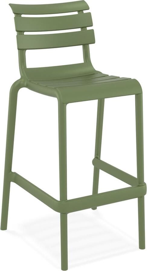 Alterego Design Alterego NOBU Barkruk Groen 53x55x105 cm