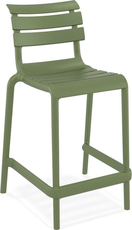 Alterego Design Alterego NOBU MINI Middelhoge snackkruk Groen 52x55x95 cm