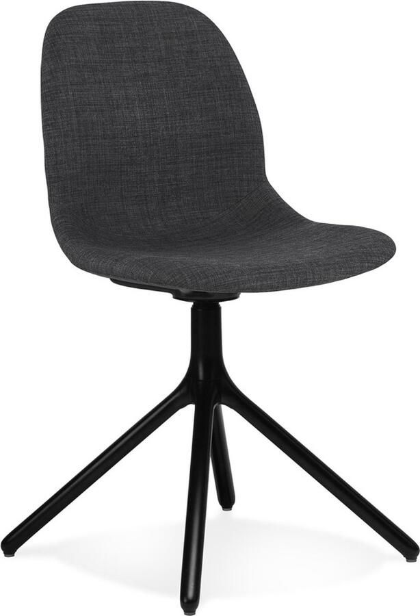 Alterego Design Alterego PAVONIS Design stoel Grijs 45x48 5x82 cm
