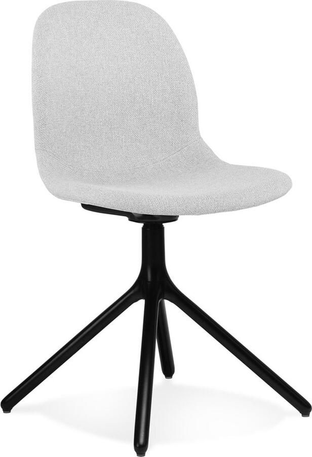 Alterego Design Alterego PAVONIS Design stoel Grijs 45x48 5x82 cm