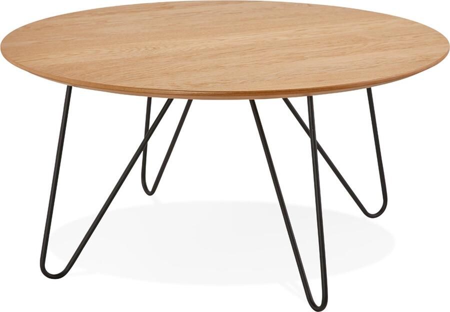 Alterego Design Alterego PLUTO Woonkamer salontafel Beige 80x40x80 cm