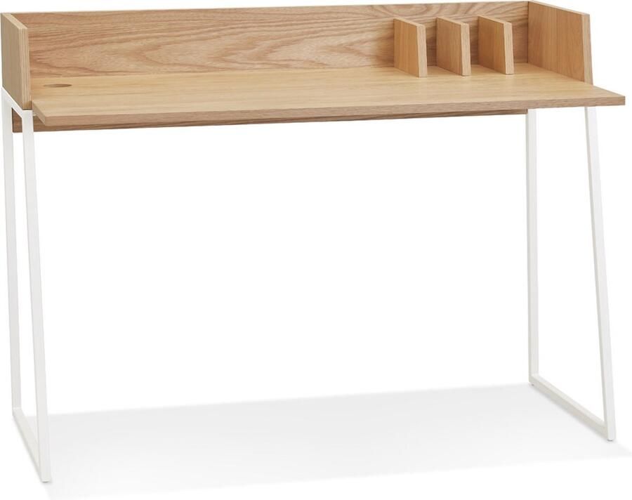 Alterego Design Alterego SALMON Design recht bureau Beige 120x62x89 cm