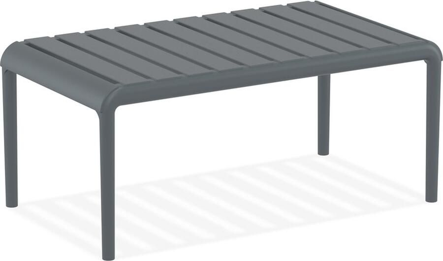 Alterego Design Alterego SIDONY XL Lage tafel Grijs 90x50x40 cm
