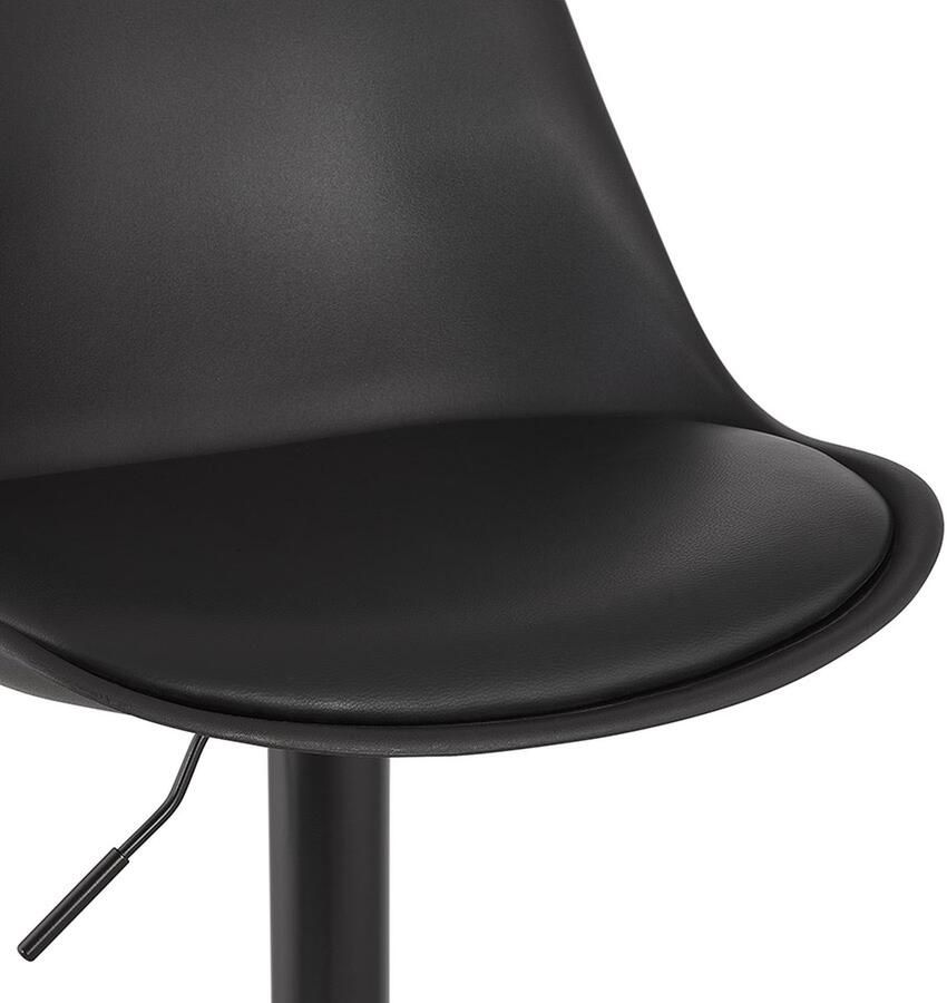 Alterego Design Alterego TUTO Verstelbare kruk Zwart 48x55x103-123 cm - Foto 2