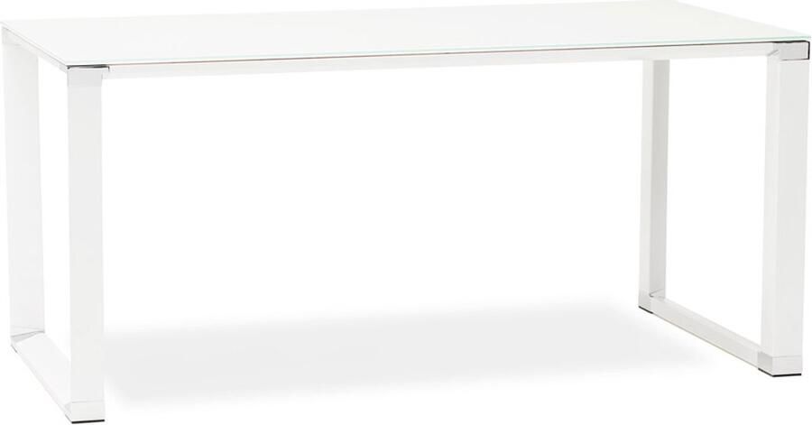 Alterego Design Alterego XLINE Design recht bureau Wit 160x80x73 cm