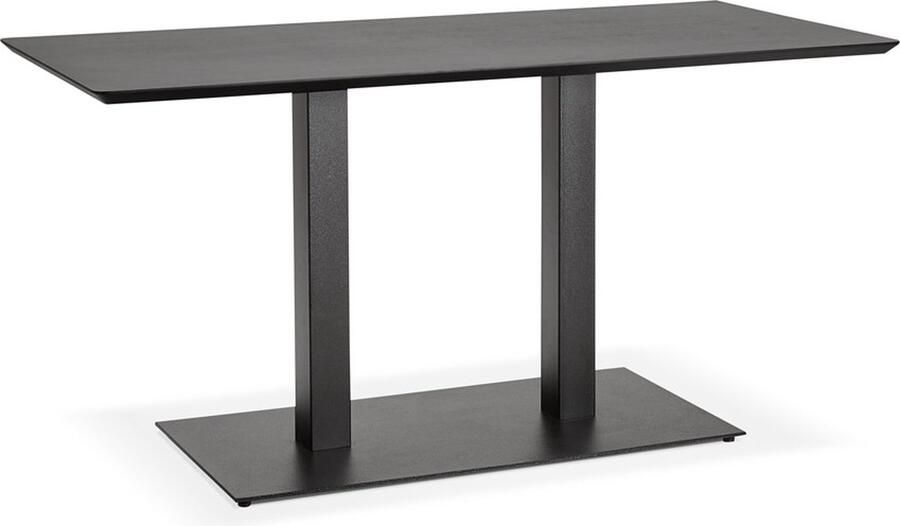 Alterego Design Alterego ZUMBA Vergadertafel Zwart 150x70x75 cm