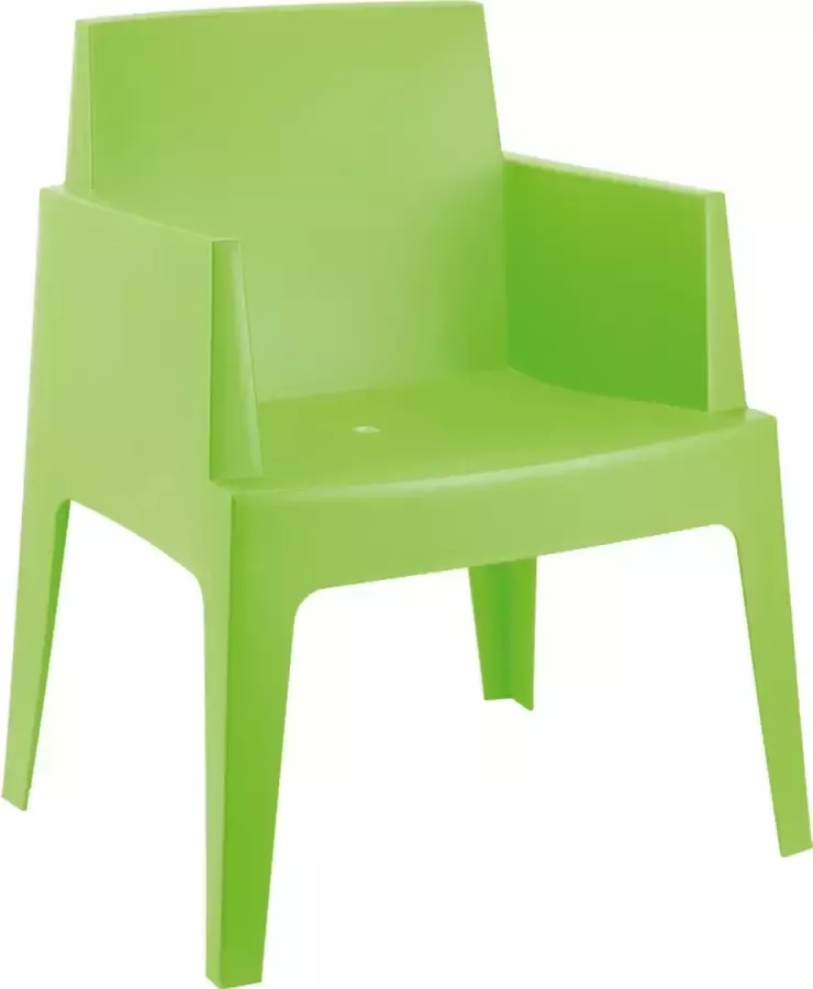 Alterego Design Alterego PLEMO Design stoel Groen 66x55x80 cm
