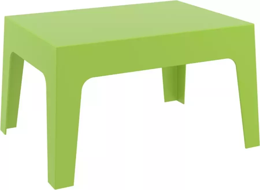 Alterego Design Alterego Lage groene tafel 'MARTO' uit kunststof