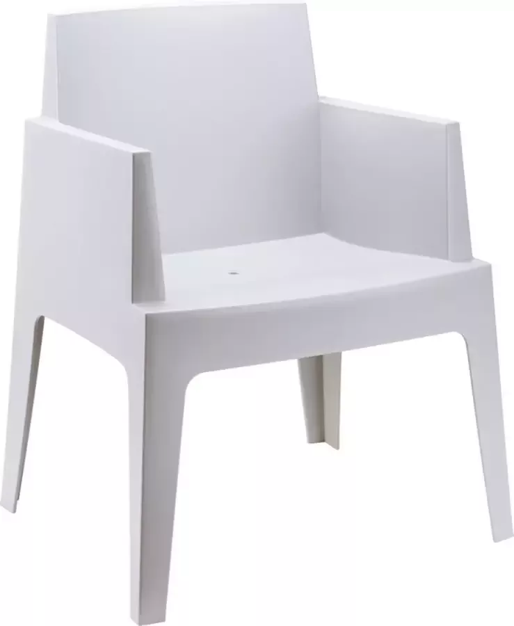Alterego Design Alterego Lichtgrijze design stoel 'PLEMO