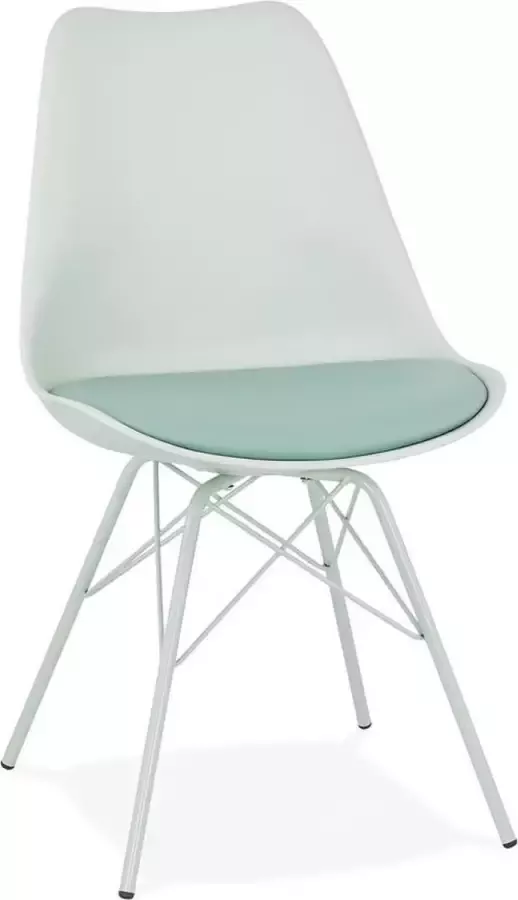 Alterego Lichtgroene industriële design stoel 'BYBLOS